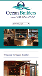 Mobile Screenshot of oceanbuildersofswflorida.com